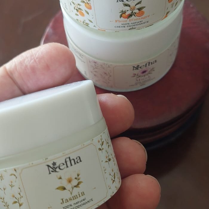 Les trois pots Nefha de Mohammed : Fleur d'oranger, Musc et Jasmin